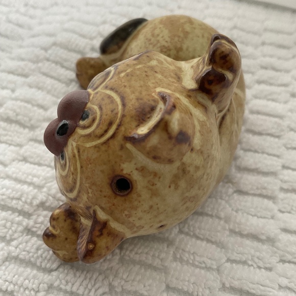 Vintage Redware Pottery - Playful Kittens - Salt and Pepper Shakers - Picture 11 of 16